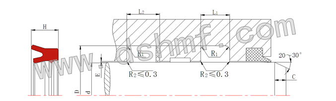 Yxd機(jī)械部標(biāo)準(zhǔn)Y型圈的常見(jiàn)規(guī)格型號(hào)