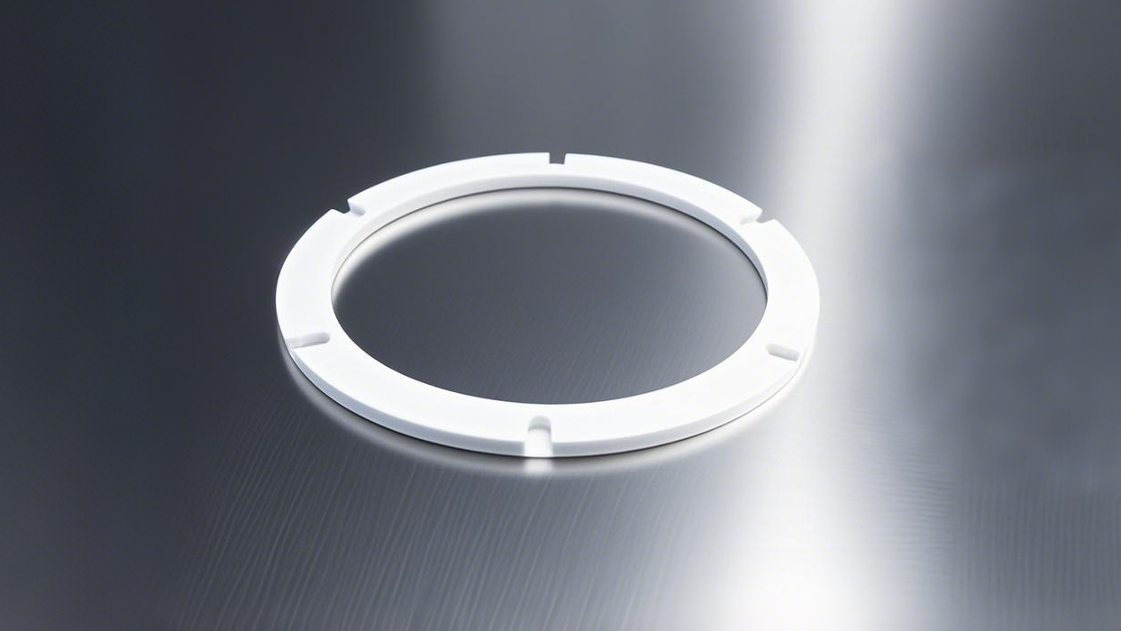 四氟六片密封件 - 由聚四氟乙烯的造的密封件，化工行業(yè)、設(shè)備是造粒機(jī)。