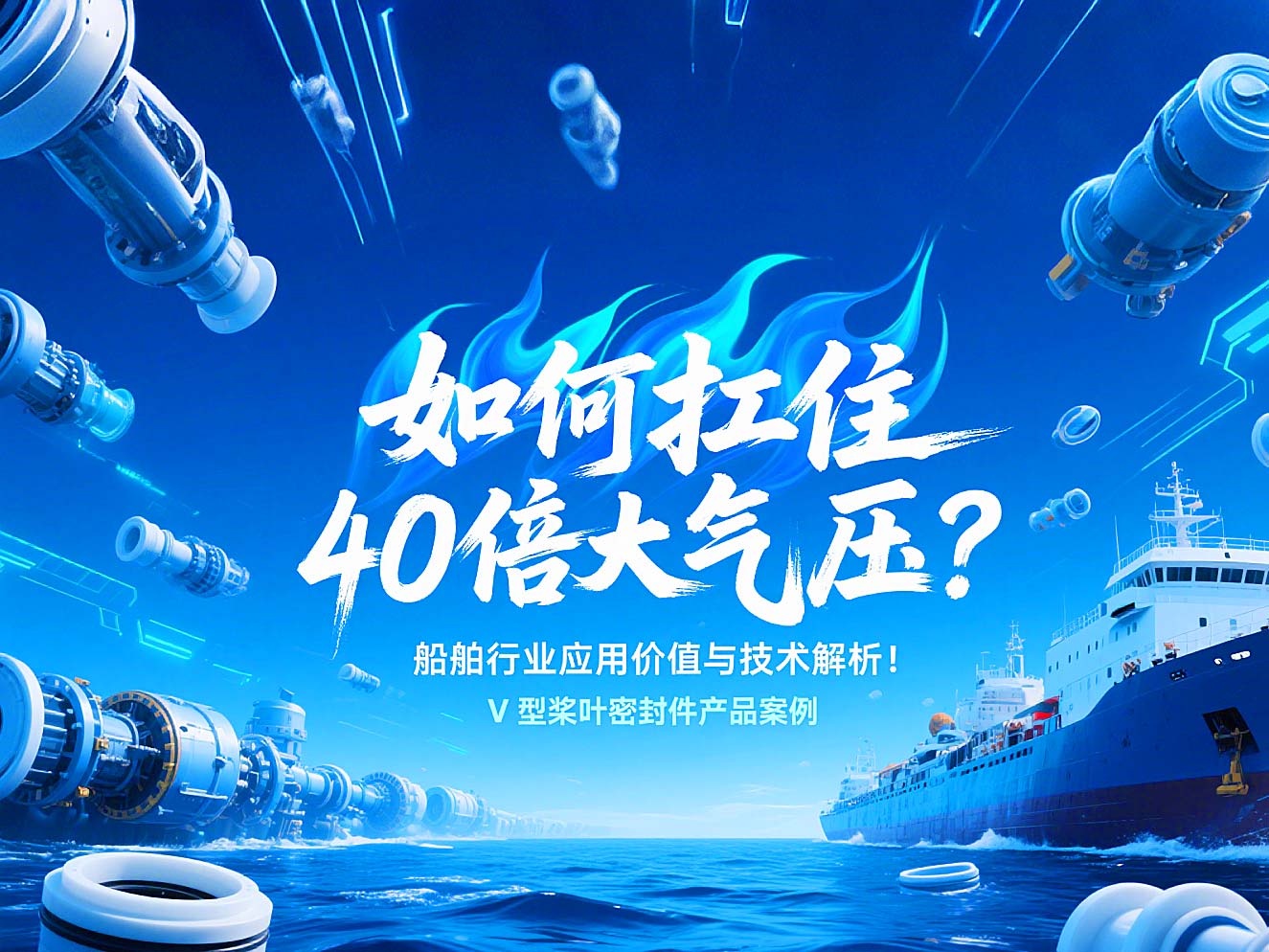 V型槳葉密封件 ?  如何扛住40倍大氣壓：船舶行業(yè)應(yīng)用價值與技術(shù)解析！