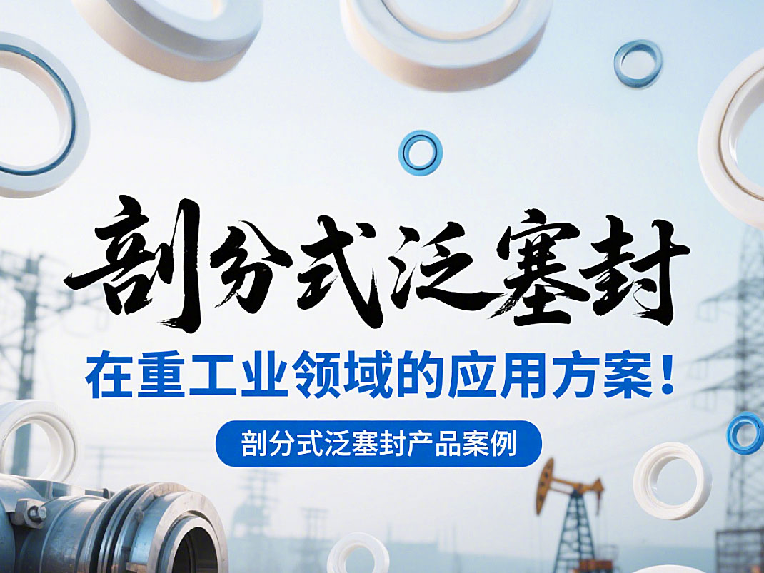 剖分式泛塞封產(chǎn)品案例 ? 在重工業(yè)領(lǐng)域的應(yīng)用方案！