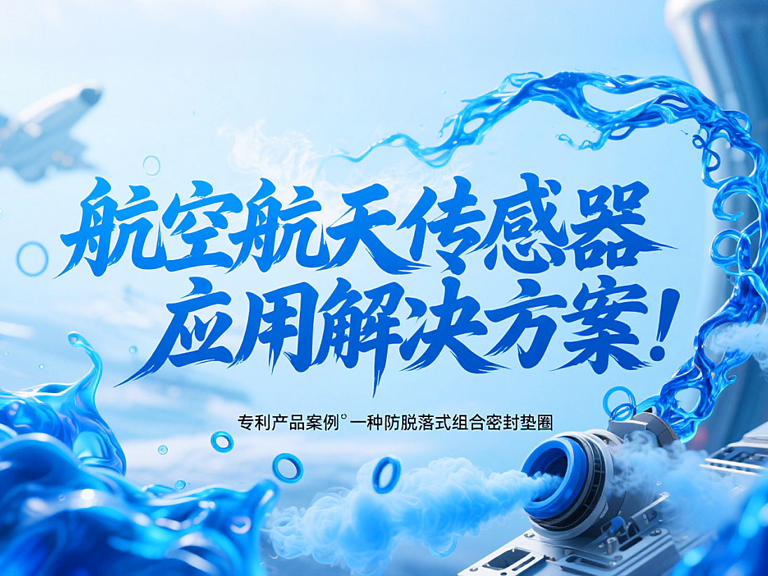 專利產(chǎn)品案例?一種防脫落式組合密封墊圈：航空航天傳感器應(yīng)用解決方案！