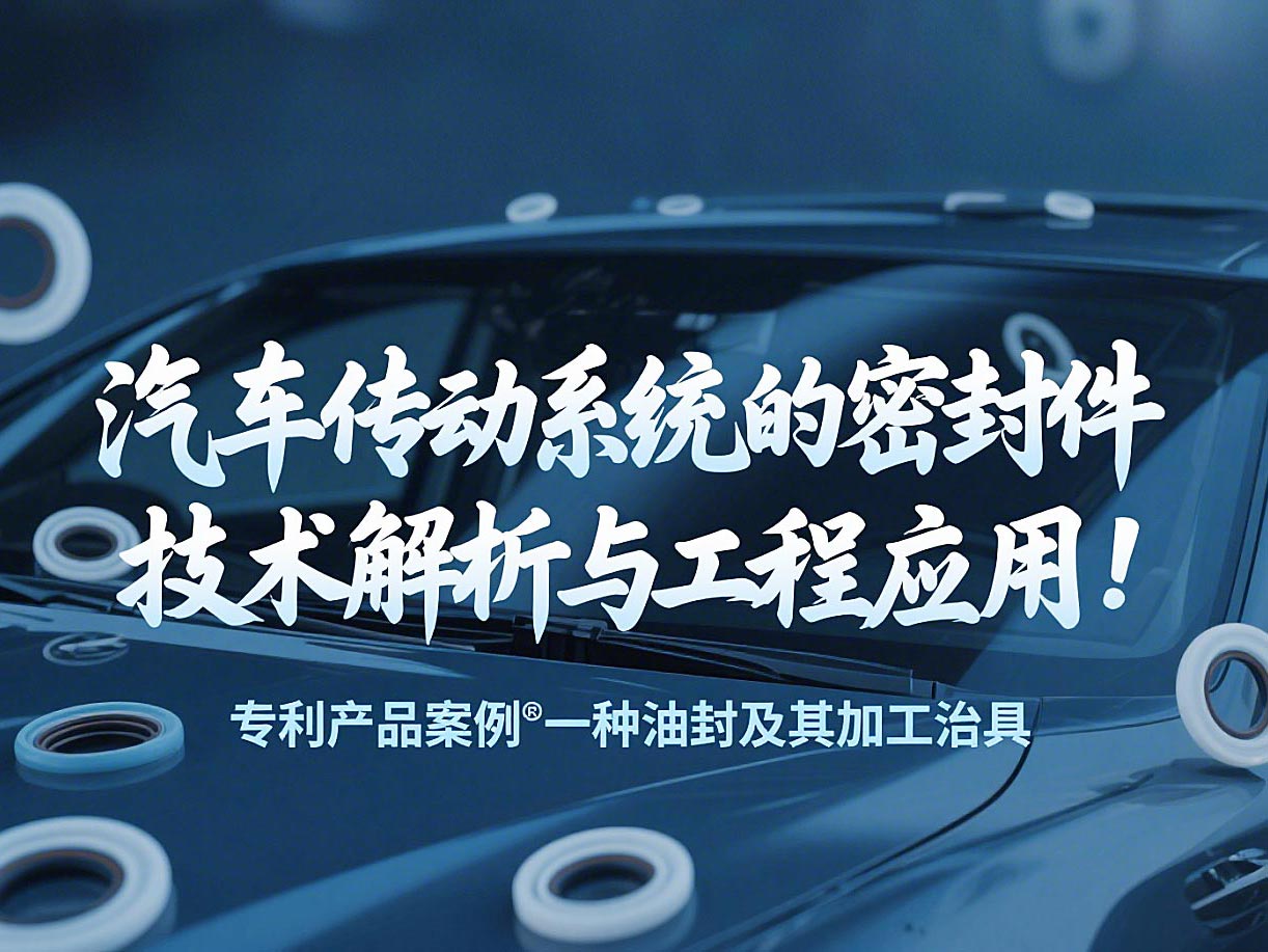 專利產(chǎn)品案例 ? 一種油封及其加工治具：汽車傳動(dòng)系統(tǒng)的密封件技術(shù)解析與工程應(yīng)用！