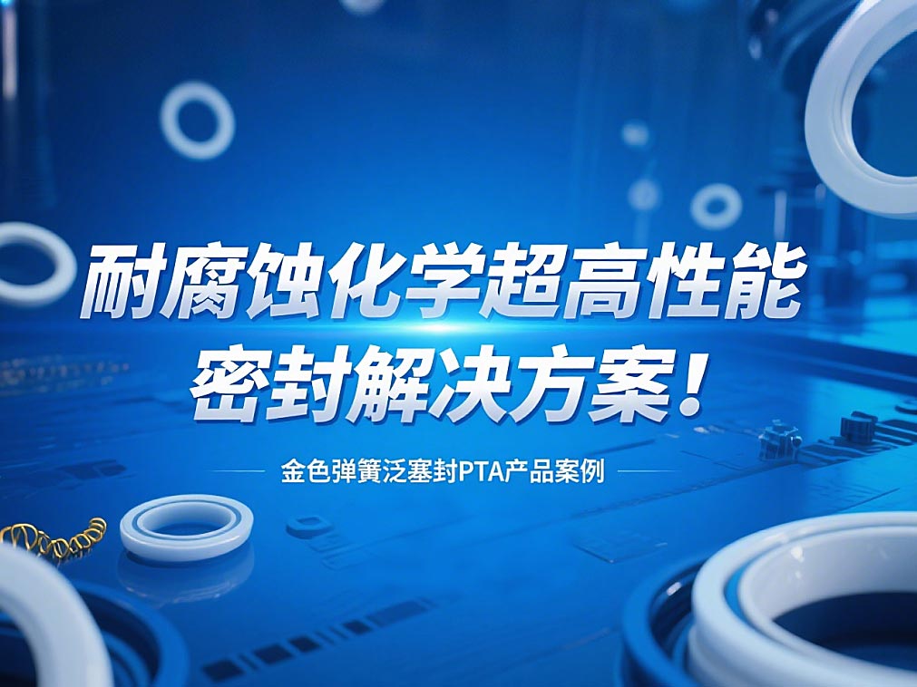 金色彈簧泛塞封PTA產(chǎn)品案例 ? 耐腐蝕化學(xué)超高性能密封解決方案！?