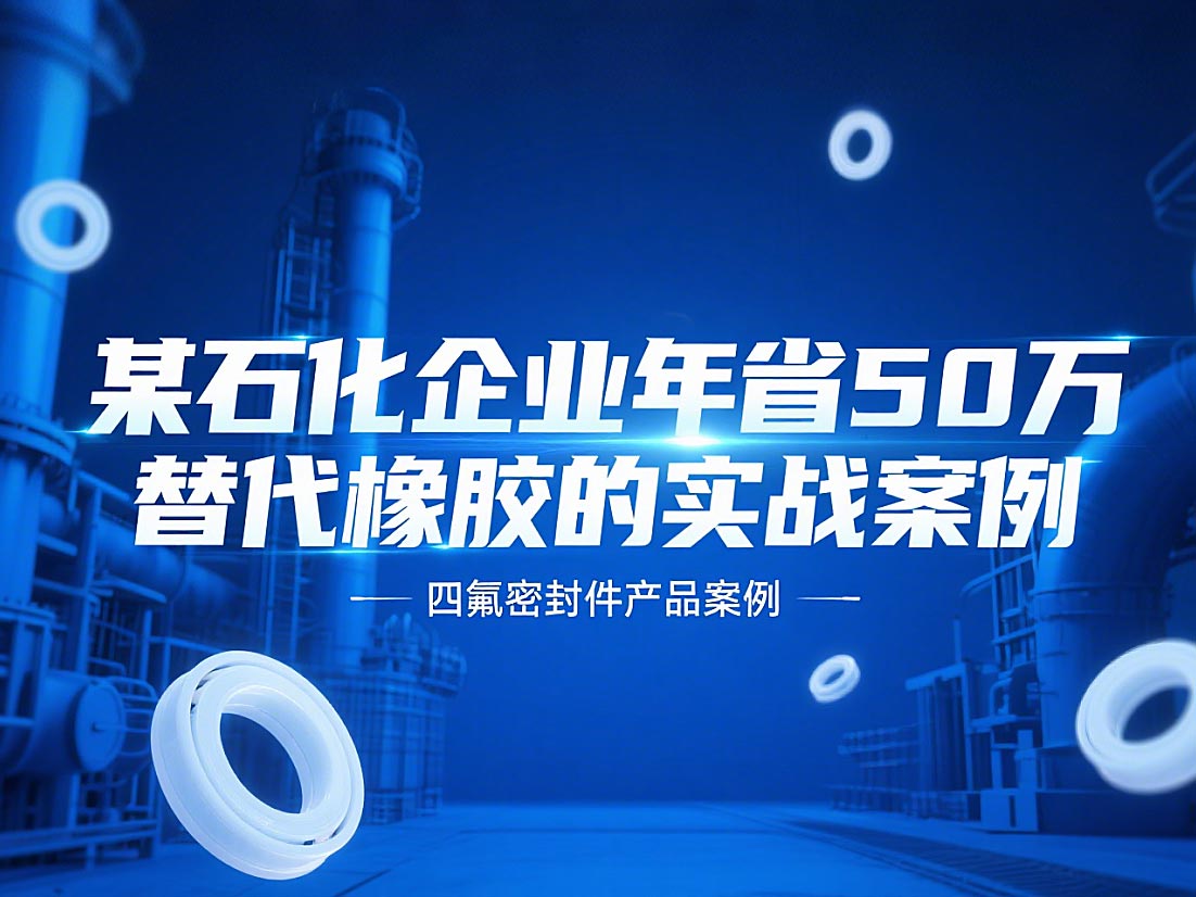 某石化企業(yè)年省50萬(wàn)：四氟密封件替代橡膠的實(shí)戰(zhàn)案例！