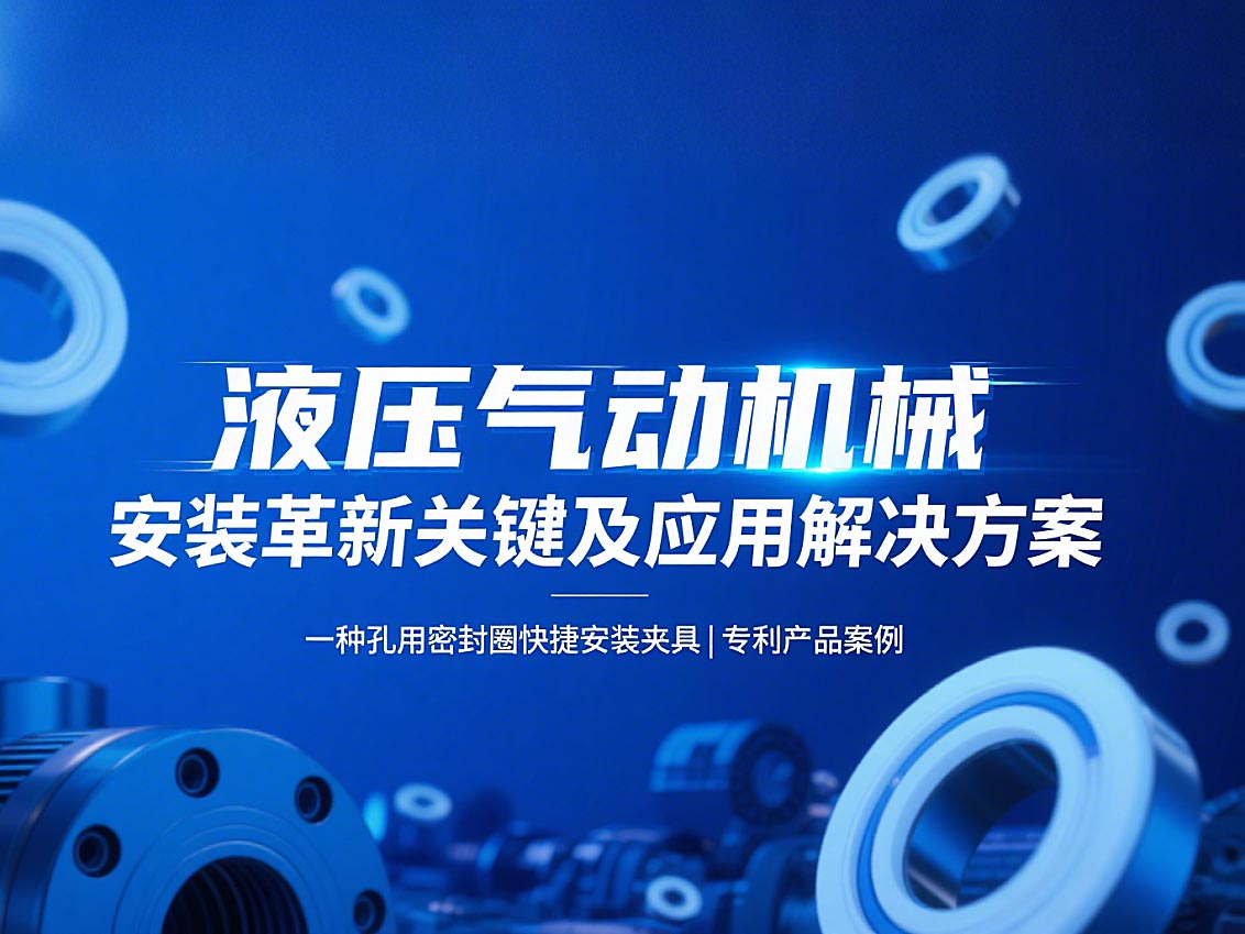 專利產(chǎn)品案例 ? 一種孔用密封圈快捷安裝夾具：液壓氣動(dòng)機(jī)械的革新安裝工藝關(guān)鍵及應(yīng)用解決方案！