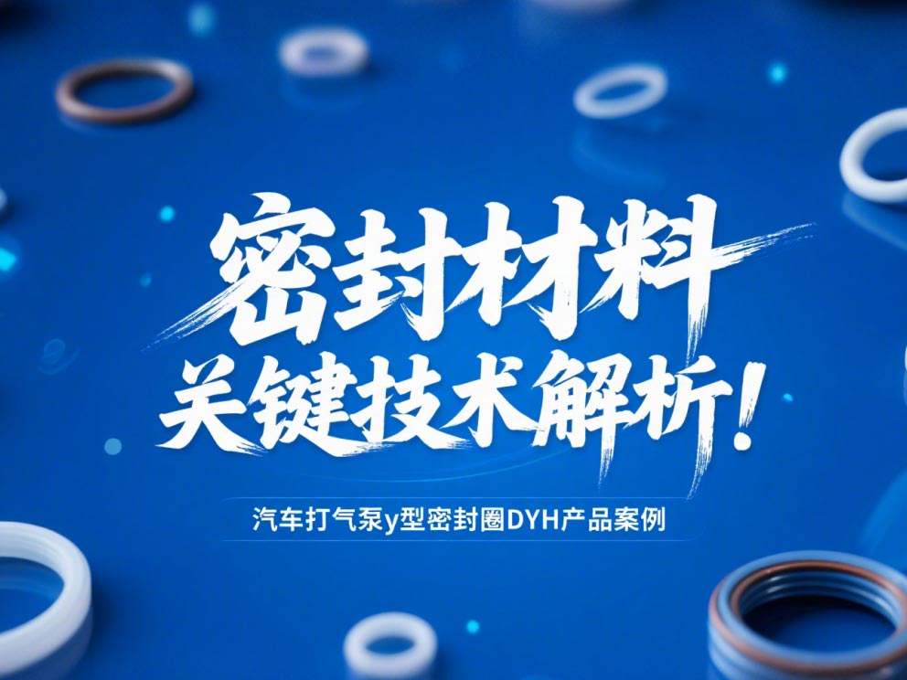 汽車打氣泵y型密封圈DYH產(chǎn)品案例 ? 密封材料改性關(guān)鍵技術(shù)解析！